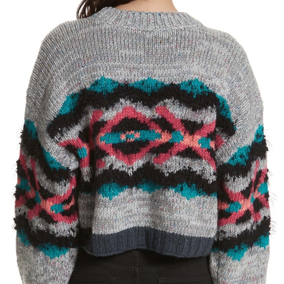 NWOT Free People I Heart You Sweater L - Picture 4 of 7